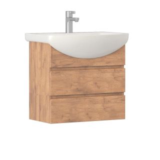 Тумба под раковину подвесная Vigo Wing tp.WIN.BAL.60.2Y 60 см дуб золотой